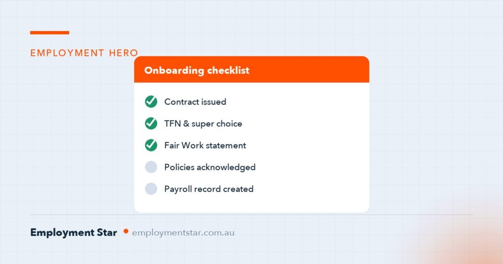 Employment Hero Onboarding: The HR Team's Checklist